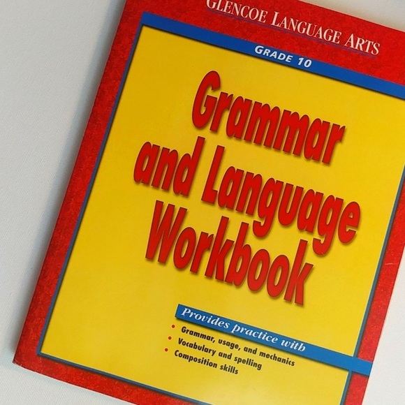 homeschool Toys Grammar And Language Workbook Grade Poshmark